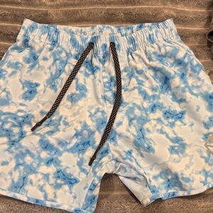 Cloudy Blue Men's Swim Shorts